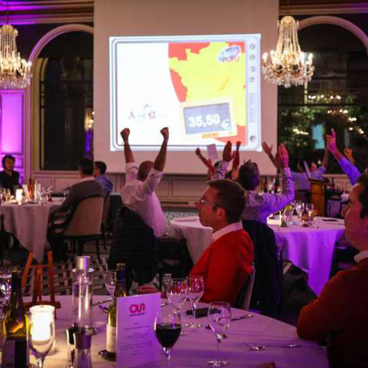 Loire Secrets - Animation pendant un repas d'entreprise - Wine TV Academy