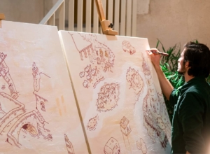 Loire Secrets - Animation participative pour une soirée d'entreprise - Fresque