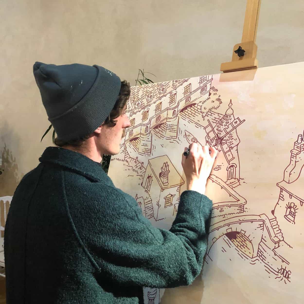 Loire Secrets - Animation participative pour une soirée d'entreprise - Fresque