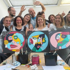 Loire Secrets - Team Building créatif - Fresque Pop Art ou Picasso