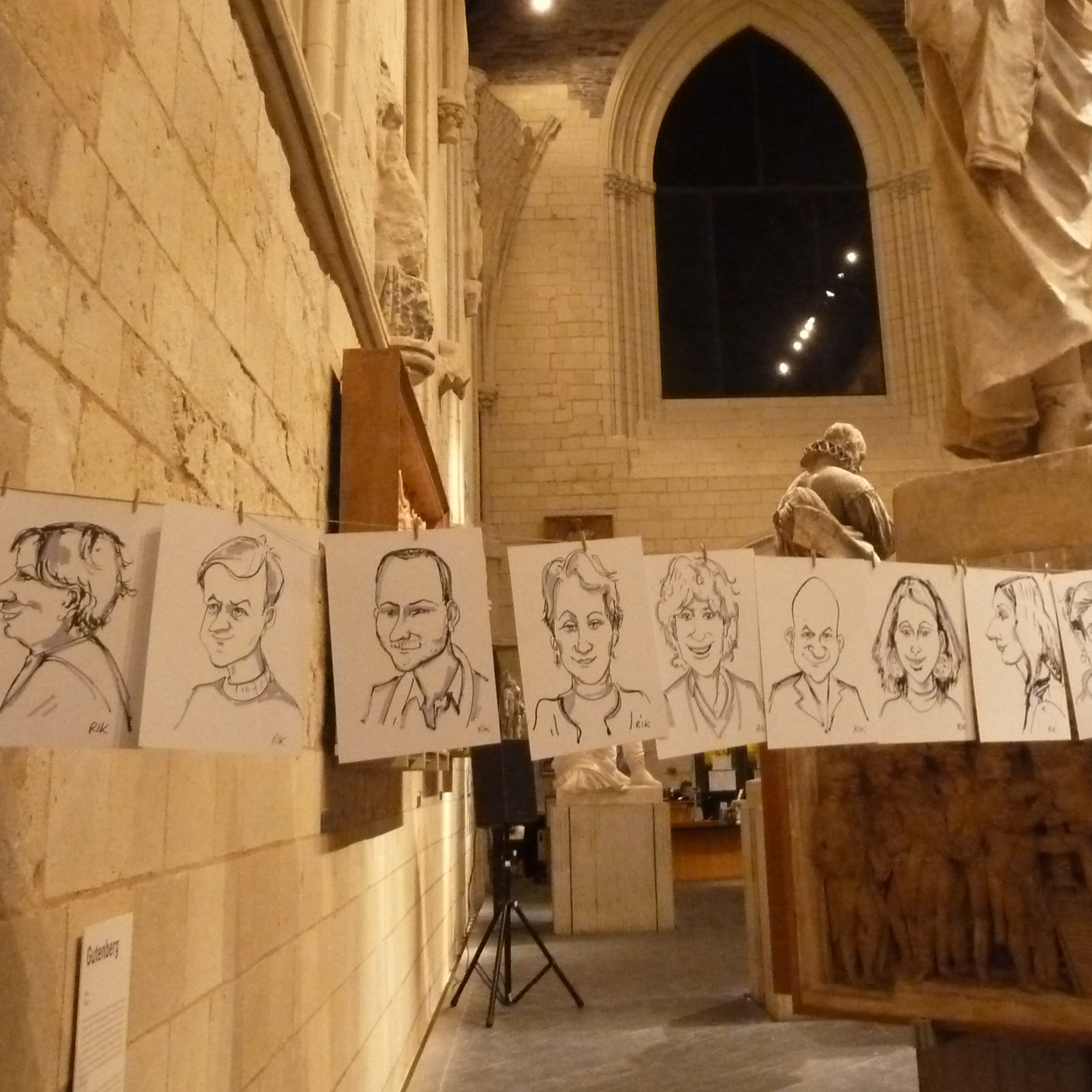 Loire Secrets - caricaturiste pour une soirée d'entreprise